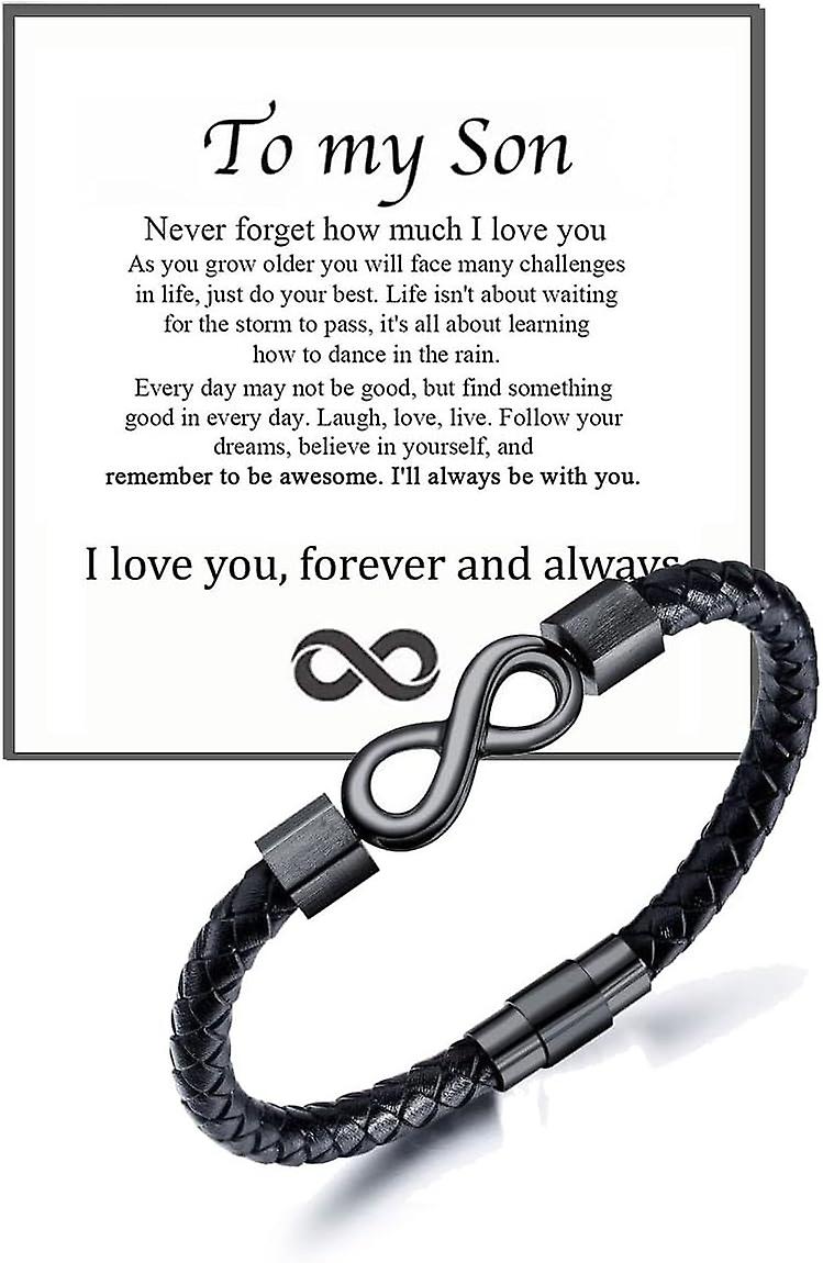 Infinity Knot Leather Bracelet Forever Linked Together Bracelet Birthday Christmas Anniversary Bracelet Idea Mens Braided Cuff 7 8 8 5 9 Inches Brace Ca0189d4 Cfd6 4103 9ec1 17dbef1ecbf6.237e166e290c5a782a738e23a810dde9