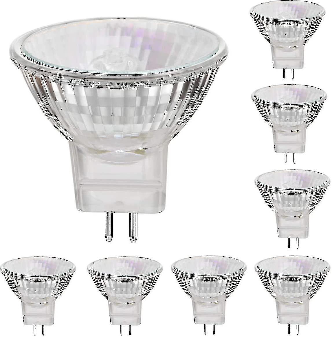 12v 35w مصابيح الهالوجين Gu5.3 قاعدة سبوت أبيض دافئ ، قابل للتعتيم ، عبوة من 8 Z