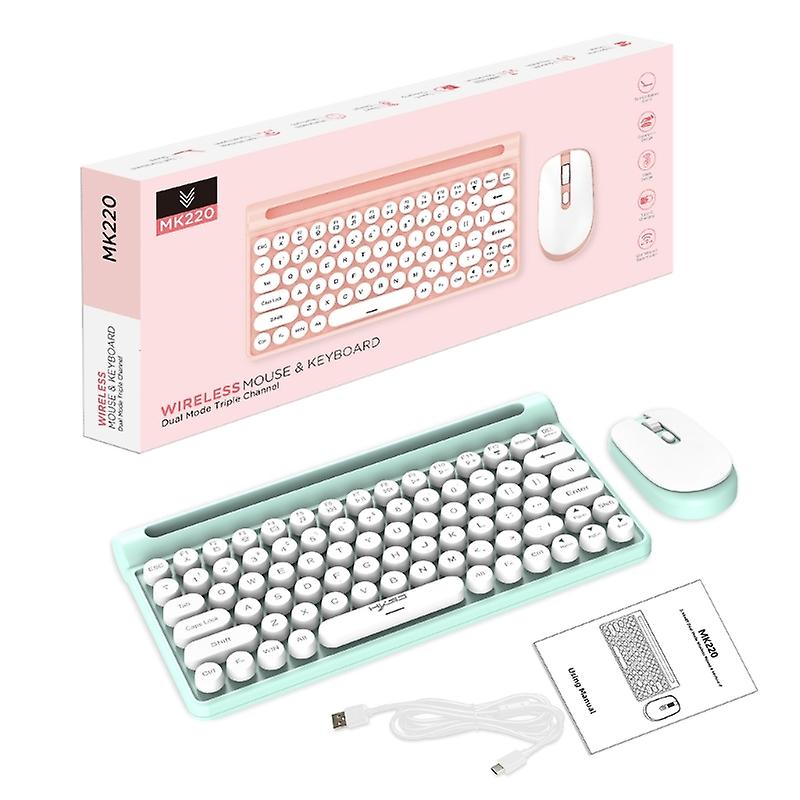2.4G Wireless Keyboard and Mouse Portable Mini Keyboard Mouse For Notebook
