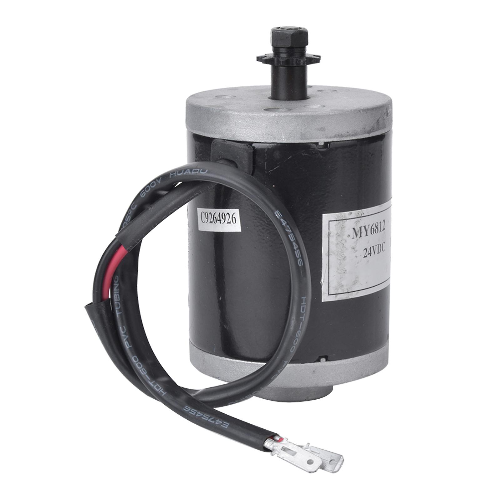 BOROCO Electric Bicycle Brush Motor, 24V100W High Speed Motor with Pinion Teeth Accessories for Electric Scooter MY6812