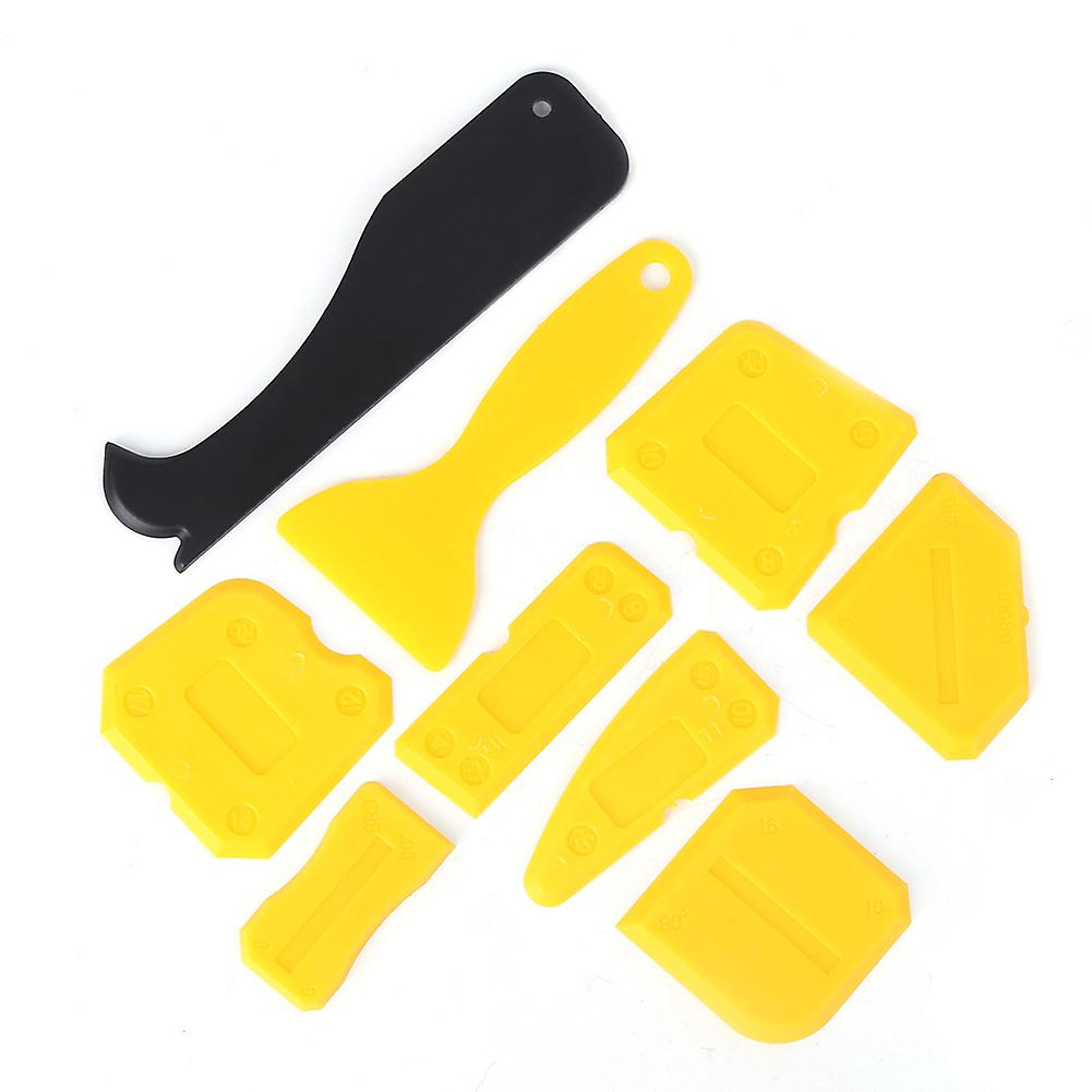 9Pcs Silicone and Glass Sealant Remover Scraper Hand - Operated Caulking Tool Kit