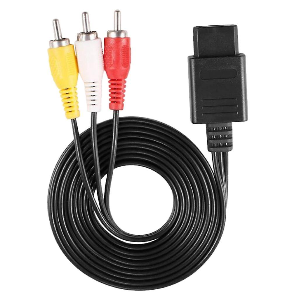 1.8m Audio Video AV Composite RCA TV Câble Câble Câble Câble pour Nintendo 64