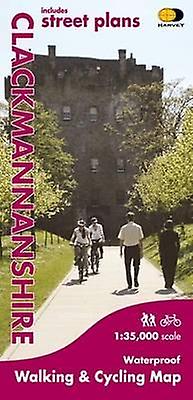 Clackmannanshire - Harvey Map Services Ltd - Sheet map folded - English Book - Cycling