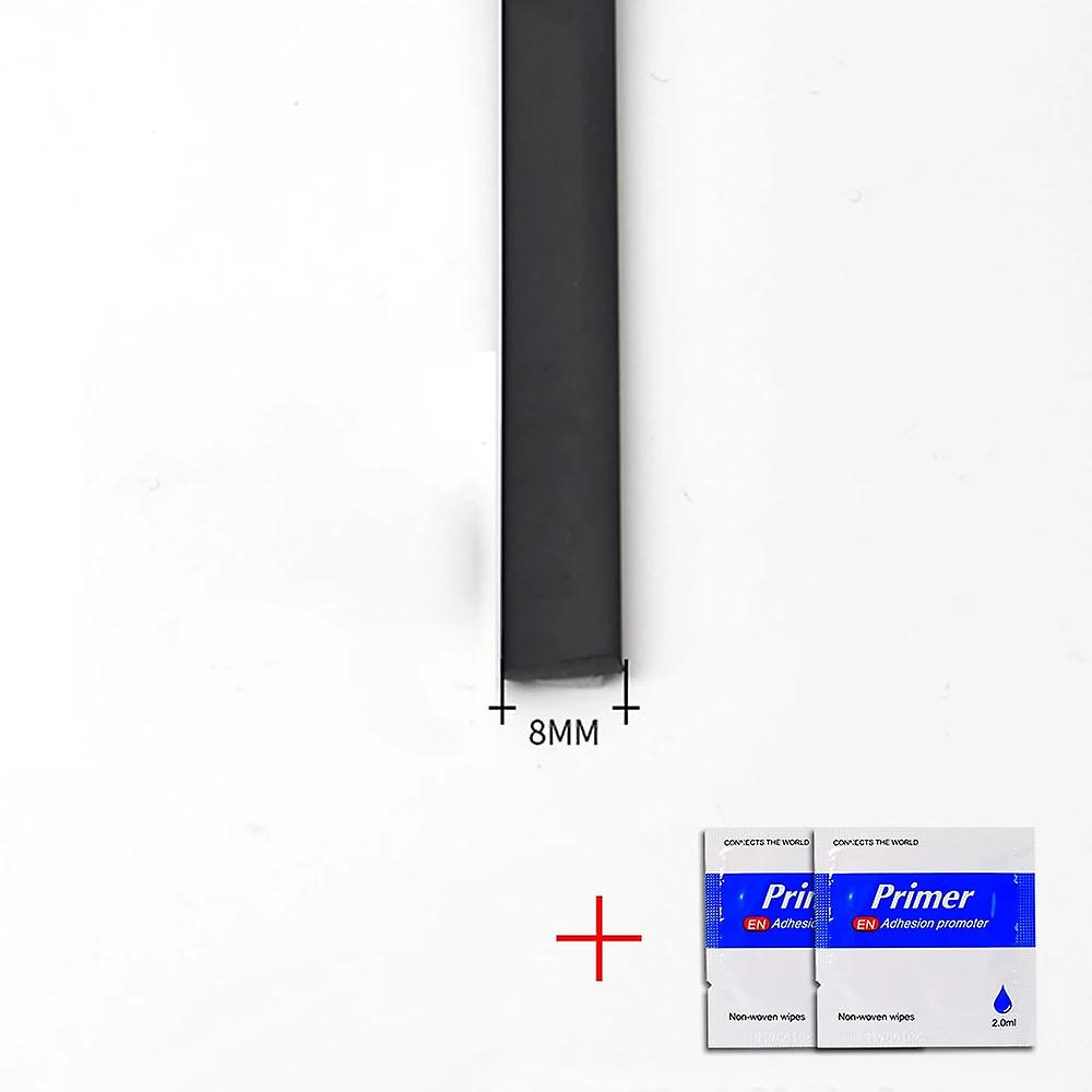 Car Chrome Decorative Strips Auto Door Protector Anti-Collision Strip Bright Black Styling Decoration Car Chrome Moulding Trim