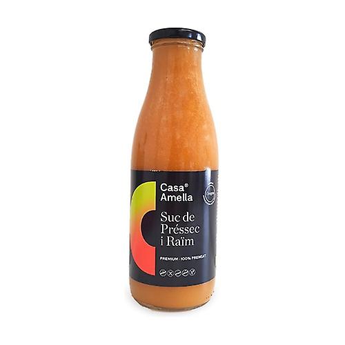 Organic peach and grape juice 750 ml (Peach - Grape)