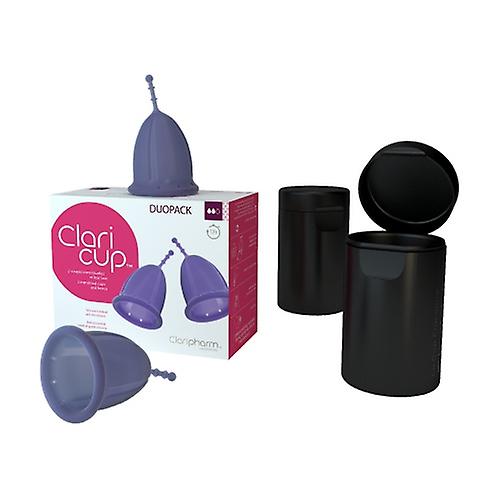 DuoPack Menstrual Cups Claricup Size 2 2 units