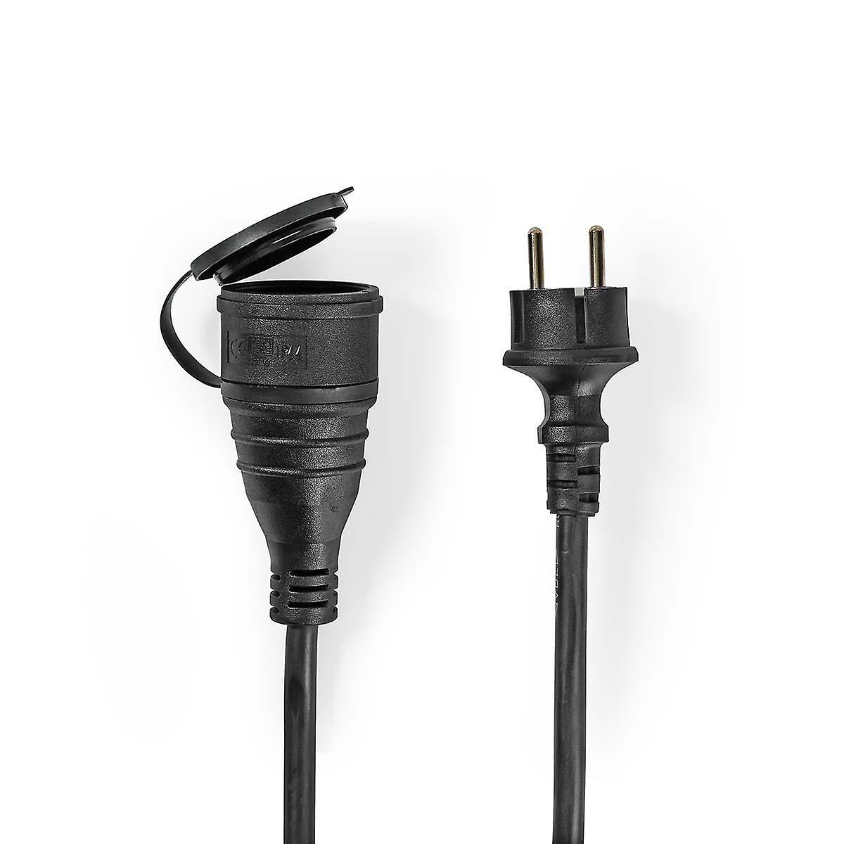 Extension Cable M - F | Type F (CEE 7/7) | Grounded Plug | 20.0 m | 3680 W | 250 V AC 50/60 Hz | T