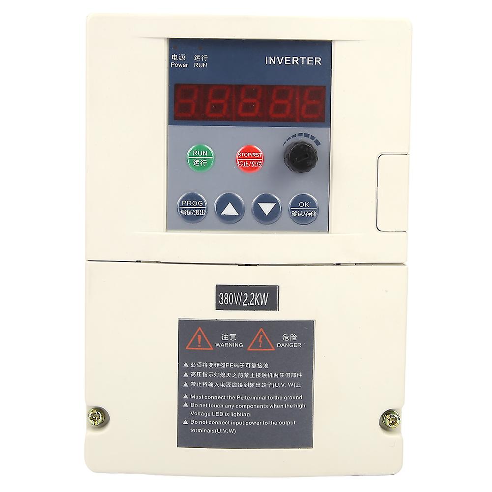 Single Phase In/3 Phase Out 380V Variable Frequency Converter Inverter Speed Controller(2.2KW)