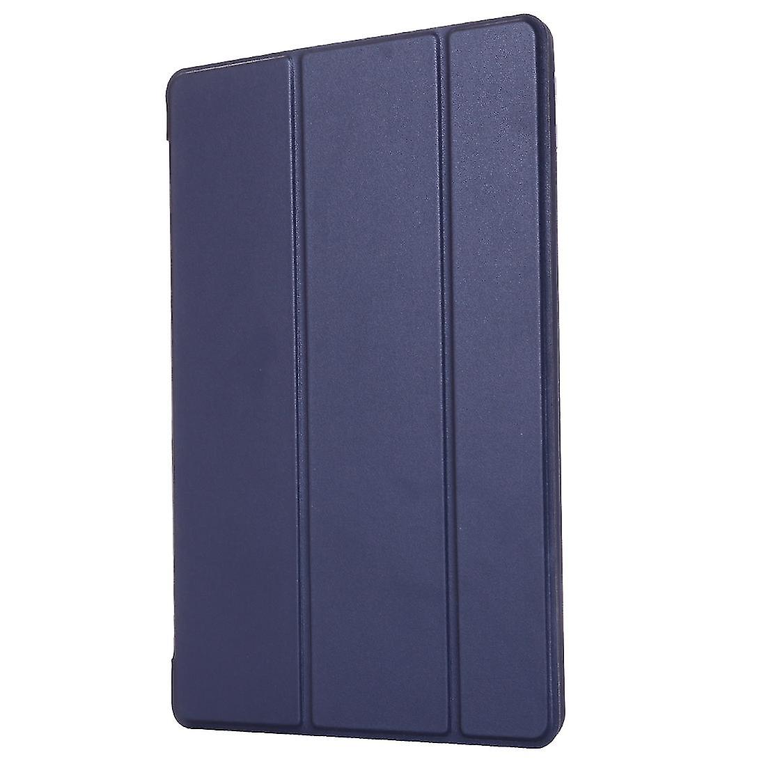 For Ipad 10.2 2021 / 2020 / 2019 Gebei Shockproof Horizontal Flip Leather Case With Three-folding For Ipad 10.2 2021 / 2020 / 2019 Royal Blue