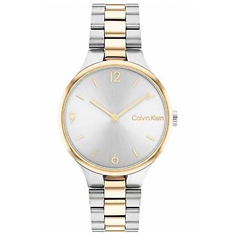 Ck Fashion Damen Analog Quarzuhr mit Edelstahlarmband 25200132