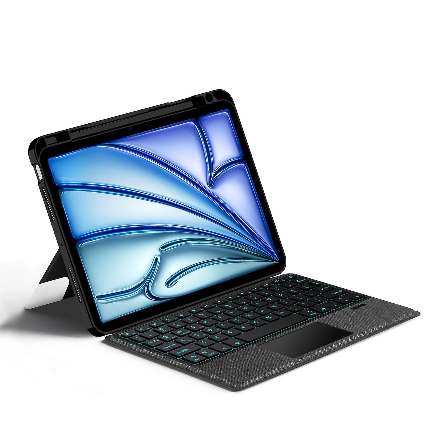 Bluetooth Touch Backlight Keyboard For iPad Air 13 2024