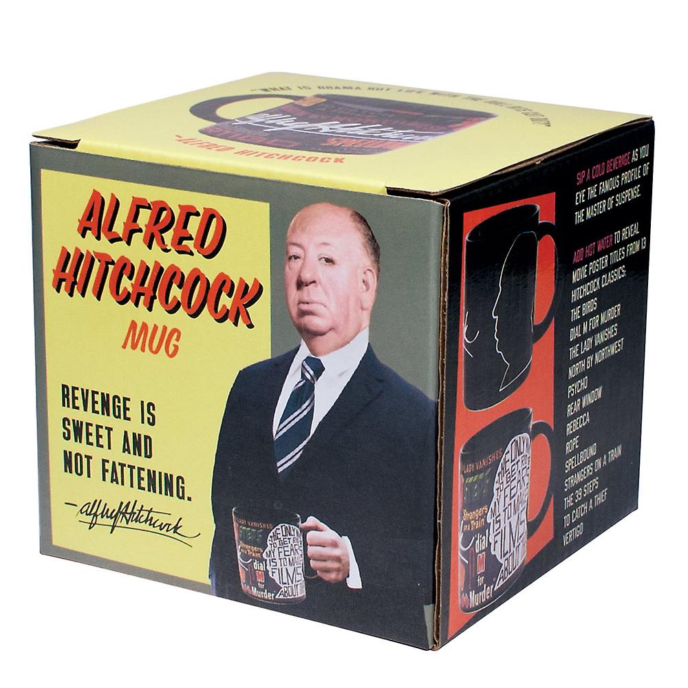 and High Quality Heat Changing Alfred Hitchcock Mug with Gift Box