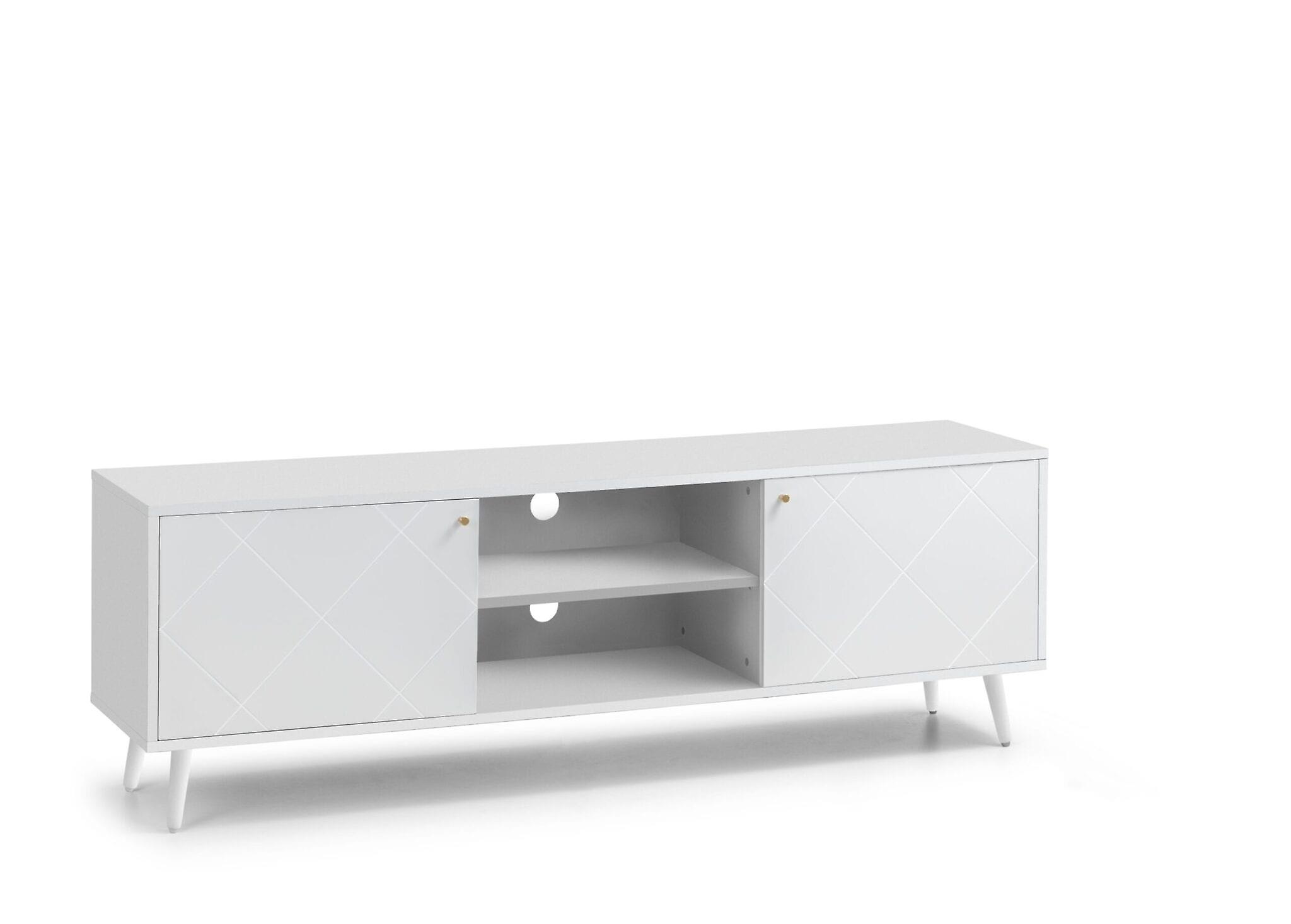 Colditz TV Unit - White