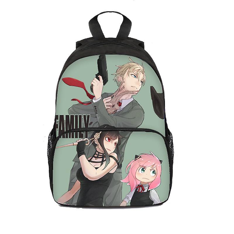 Spy X משפחה אניה תיק בית ספר יסודי חטיבת ביניים גן ילדים בנים בנות קריקטורה אנימה תרמיל מחברת מחשב נייד תרמיל גב