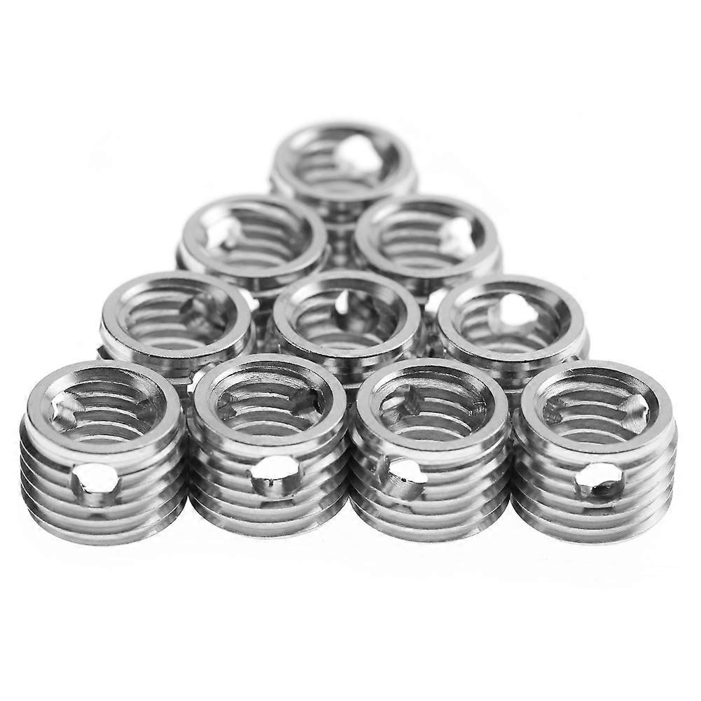 10Pcs 307 Stainless Steel Self tapping Thread Insert Accessories(Inner M8*1.25 Outer M12*1.5)