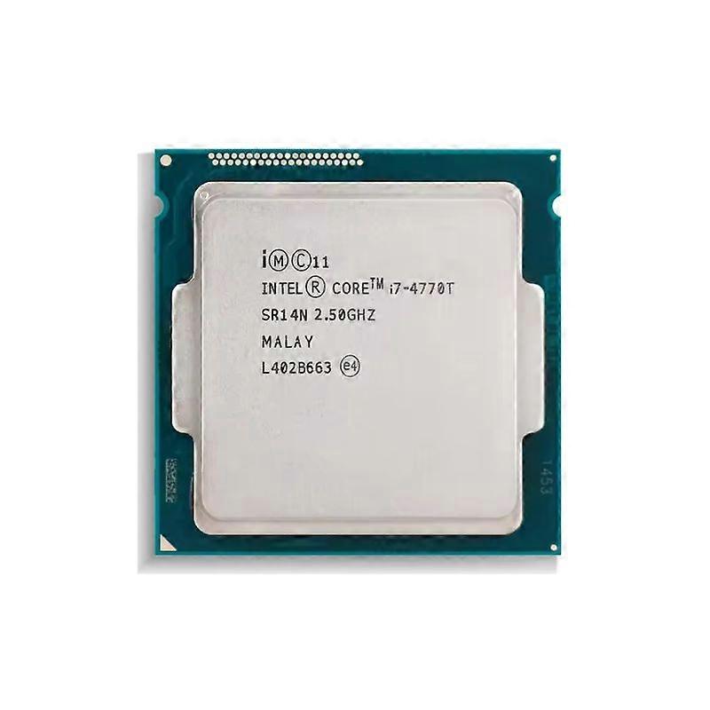 Core i7-4770T CPU - Socket LGA 1150 4 Cores 8 Threads 2.5GHz 8MB L3 Cache 35W.