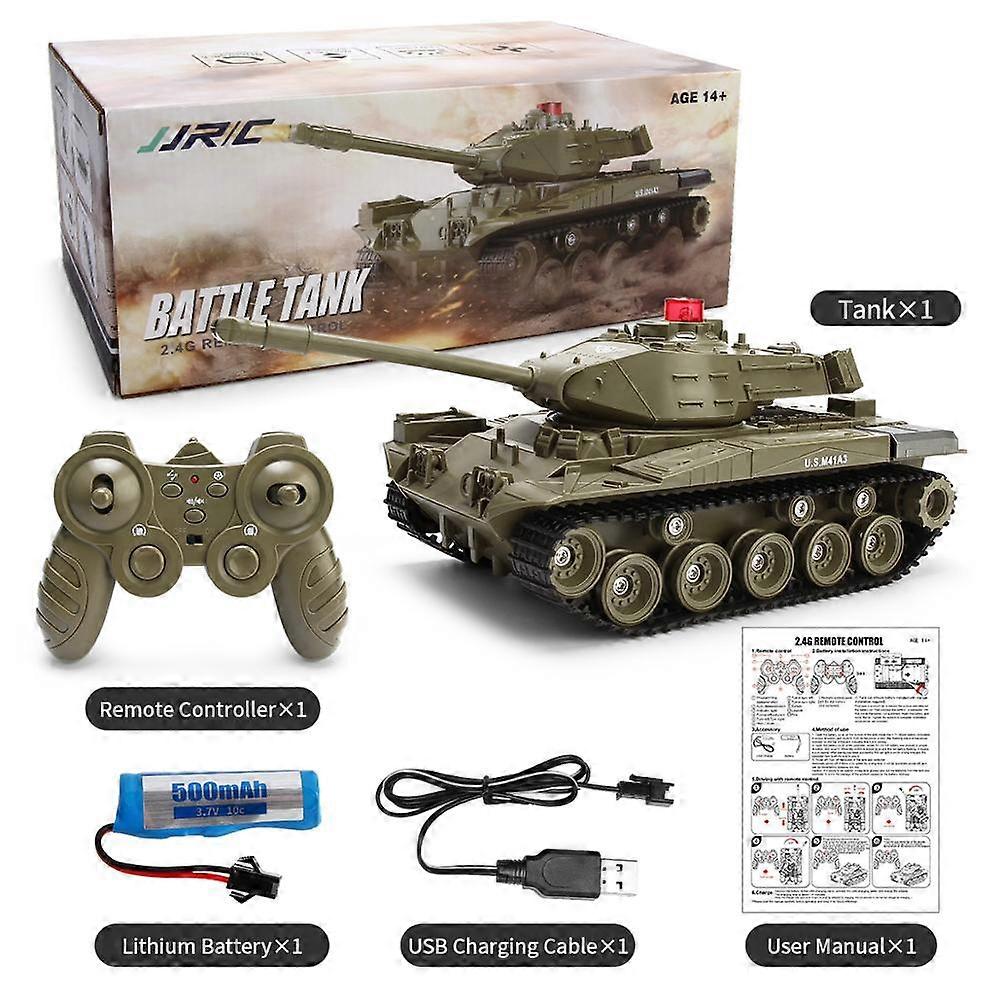 RC Tank Model Q85, 2.4G Remote Control Programmable Crawler Tank, Sound Effects Military Tank 1/30 RC Car Toy for boys