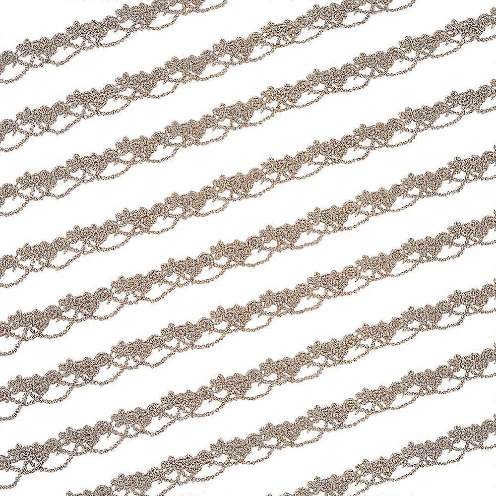 Polyester Ribbon for Gift Wrapping Party Decoration Floral White Flat Musical Note Pattern 5/8 inch(15mm) about 20 yards/roll
