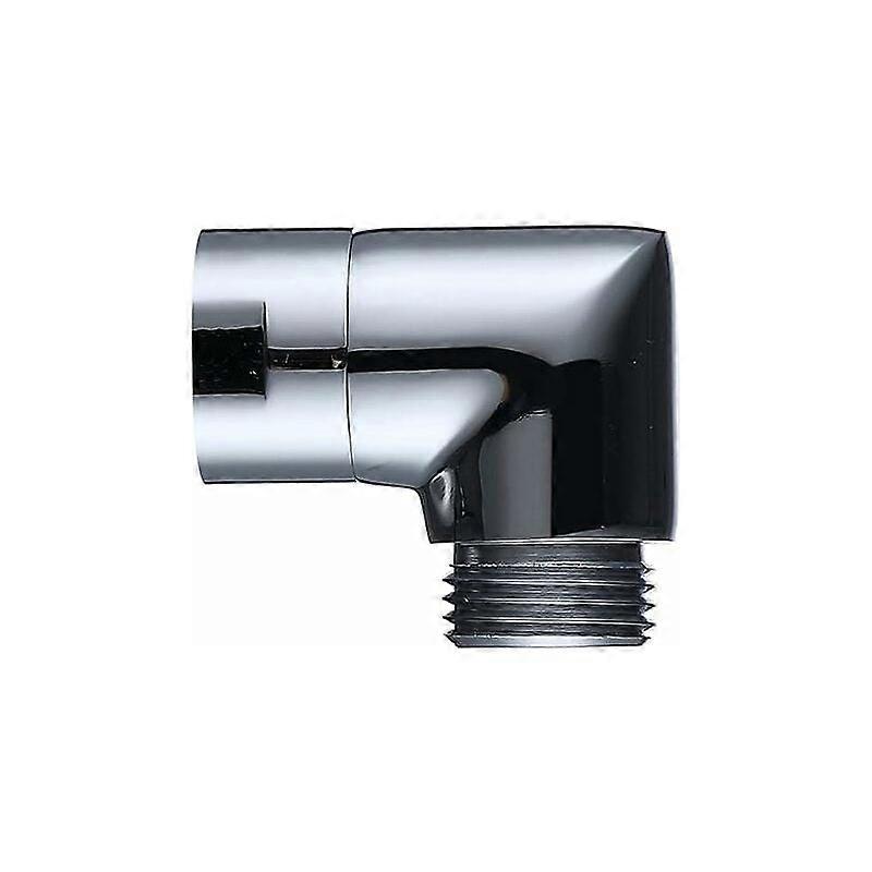 90-degree angle adapter for shower head and handle