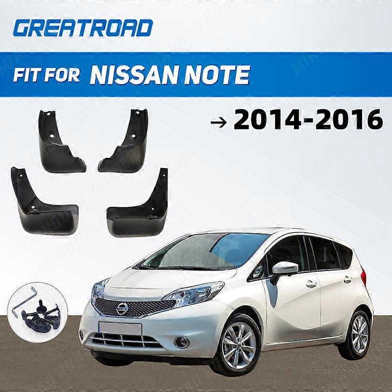 Car Mud Flaps For  Nissan NOTE 2014 2015-2016 Mudflaps Splash Guards Mud Flap Mudguards
