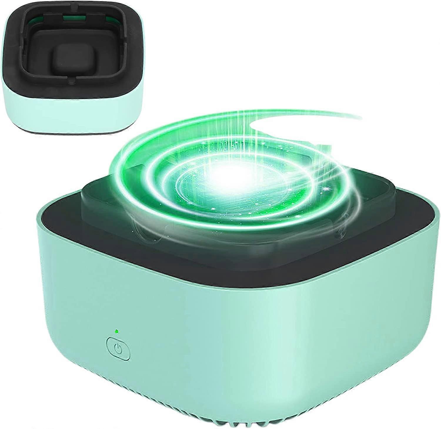 Car Ashtray, Multi-function Indoor Cigarette Smokeless Ashtray, 360 Degree Silent Suction Air Purifier Ashtray