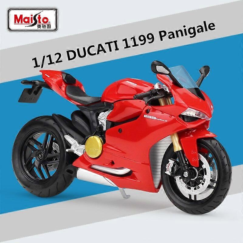 Maisto 1:12 DUCATI 1199 Panigale κράμα σπορ μοτοσικλέτα μοντέλο προσομοίωσης Diecast μέταλλο δρόμου αγωνιστικά μοτοσικλέτα μοντέλο παιδιά δώρο παιχνίδι μοτοσικλέτες