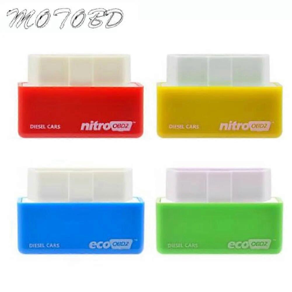 ECOOBD2 NitroOBD2 ECU Chip Tuning Box Nitro OBD2 Eco OBD2 Plug & Driver för dieselbensinbil för OBDII Interface Protocol ST1M467