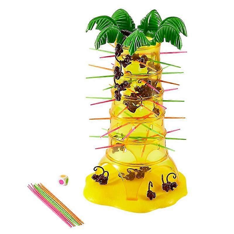 Gyfdym Monkey Tipping Fun Fun Monkey Falling Down Table Interactive Game 5 Jahren Children's Puzzle