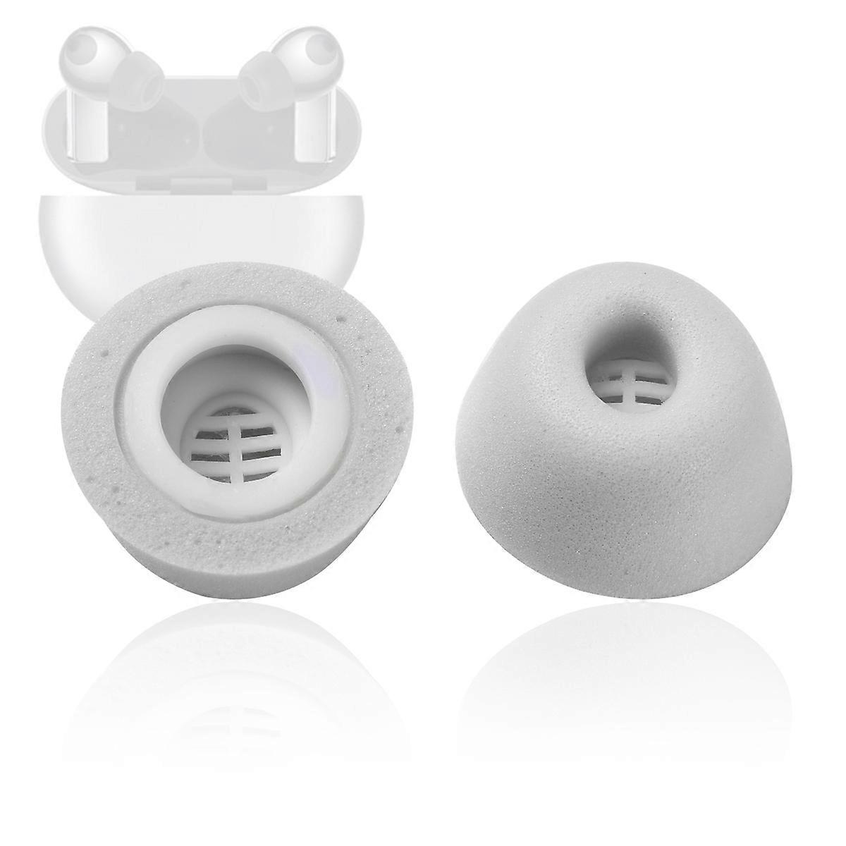 Fsw 2pcs Memory Foam Ear Tips For Huawei Freebuds Pro Eartips Vivo Tws2 Earbuds Tips Anti-slip Noise Canceling Dust Filter