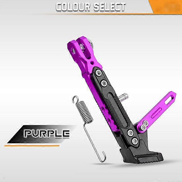 Motorcycle Accessories For KAWASAKI CNC Aluminum Alloy Adjustable Side Stand Parking Rack Z900 Z750 Z900rs Z125 Z800 Versys 650