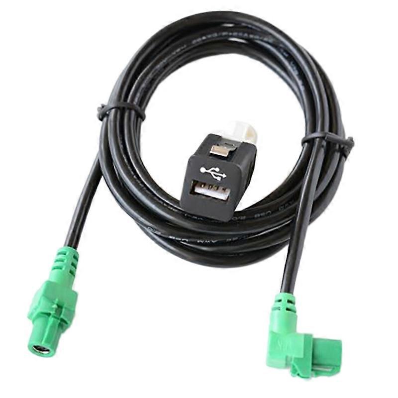 Car USB Switch Socket Wire Cable Harness Adapter For E60 E81 E70 E90 F12 F30 F10 F25 U1JF