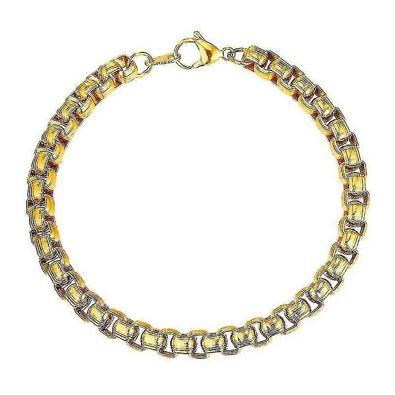 u7 chain bracelet-gold
