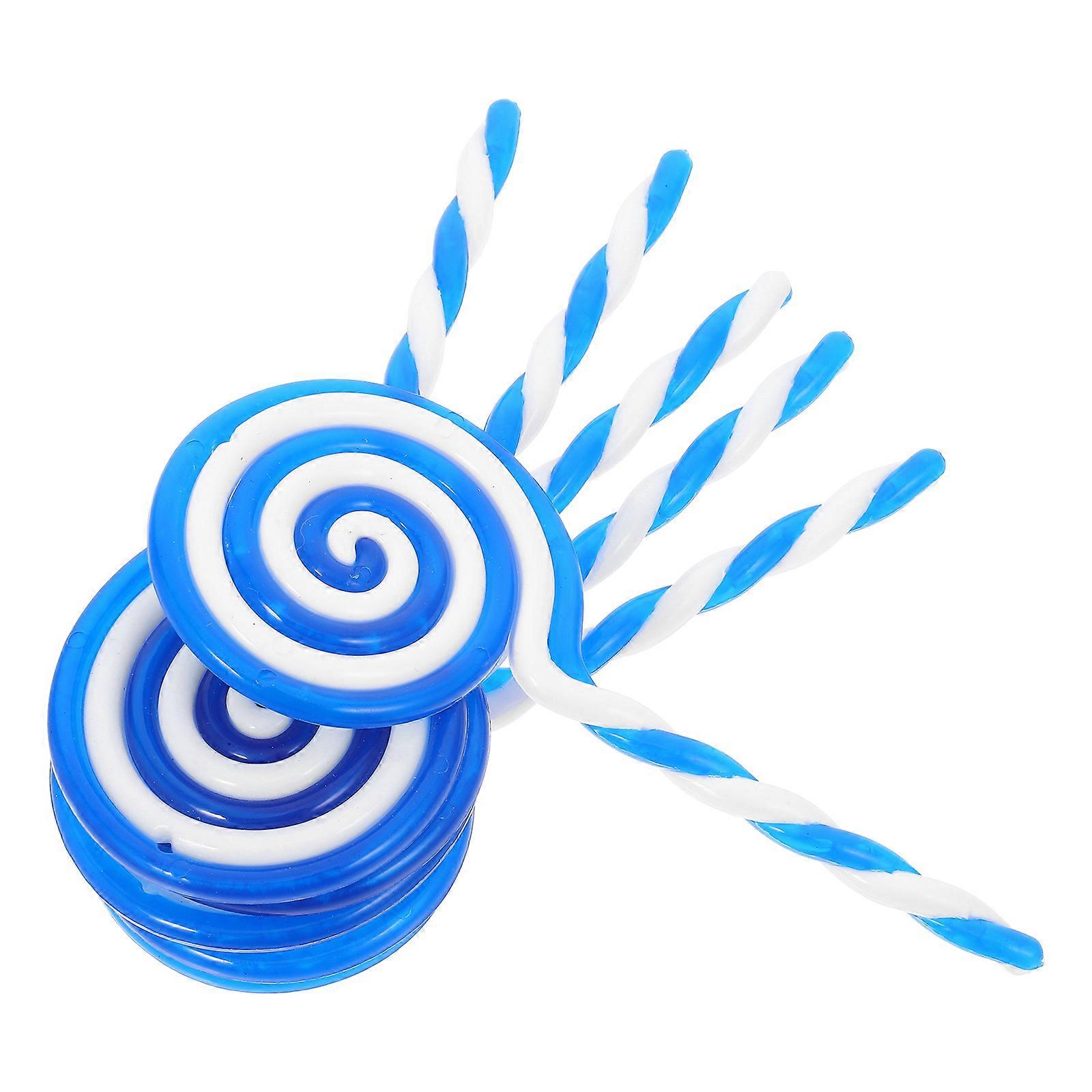 6pcs Simulation Lollipop Display Lollipops Models Studio Photography Lollipop Models