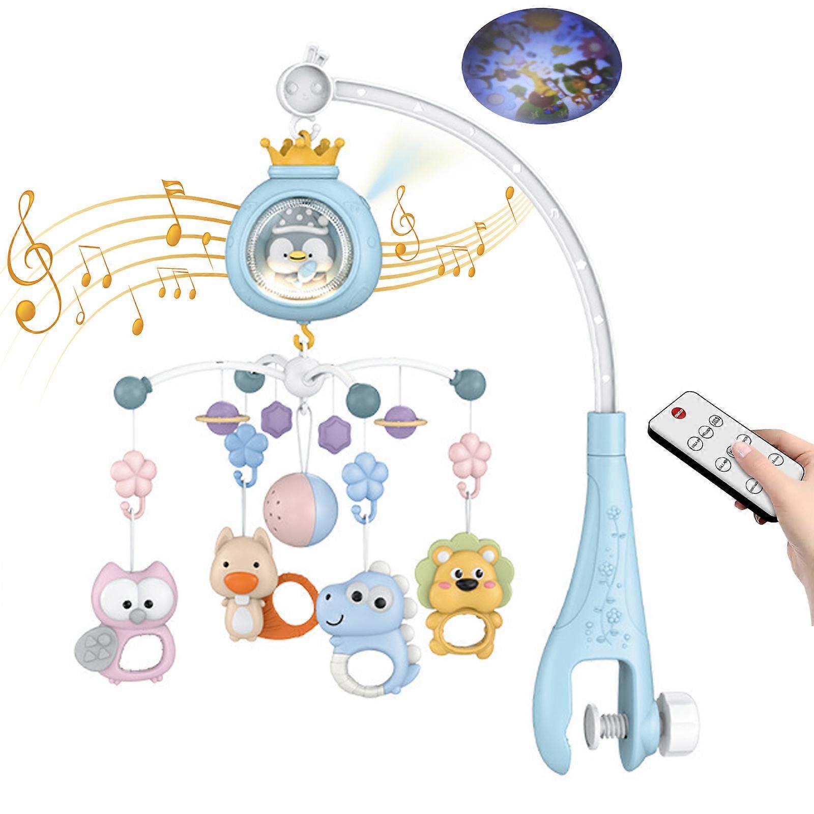 Μωρό Μουσικό Κρεβάτι Καμπάνα Νηπιαγωγείο Ελαφρύ Κούνια Κινητό Αστέρι Μουσικό Κουτί Κουδουνίστρα Παιχνίδι Τηλεχειριστήριο, 50% Προσφορά