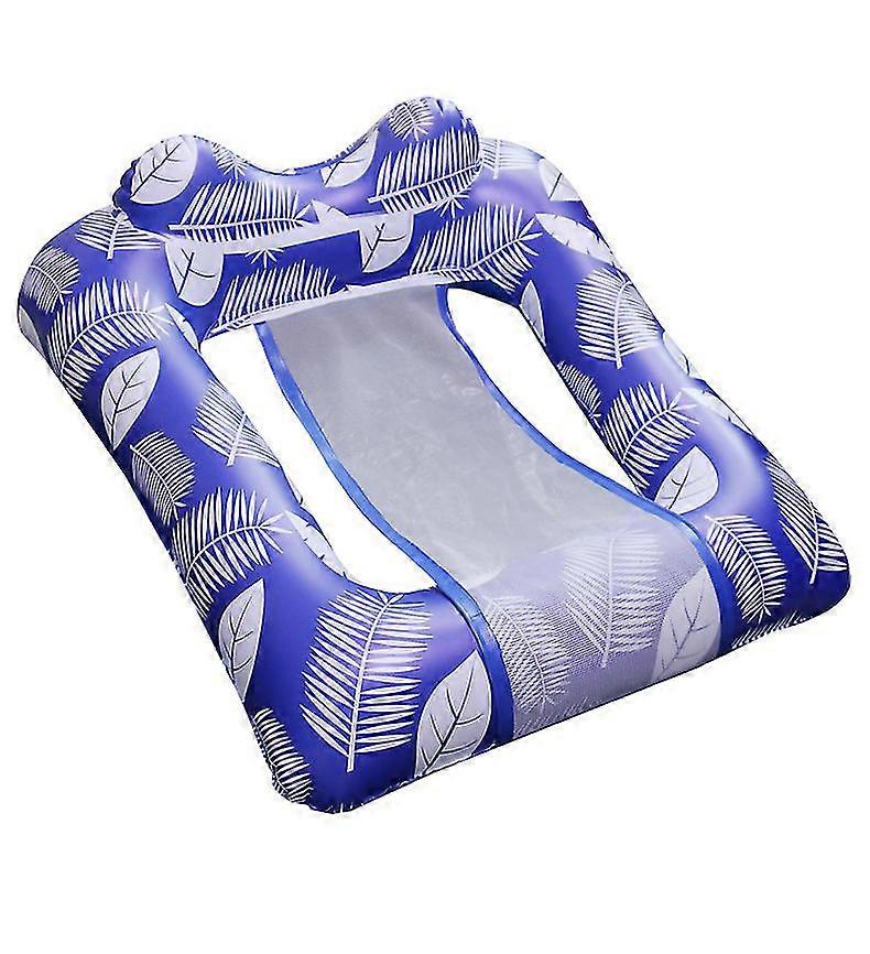 Pvc Inflatable Hammock (purple) For Swimming Pool, Summer Water Mattress, Swimming Pool Floating Bed, Water Stable Buoy For Adult And Child