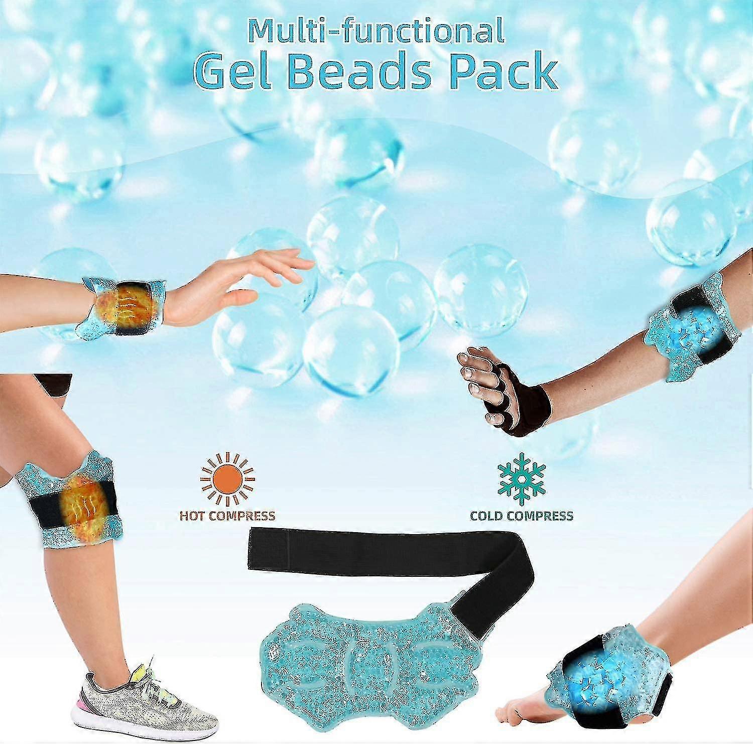 Ankle/sport Foot Ice Pack, Hot And Cold Ice Gel Pack With Adjustable Stand For Sprained Ankle