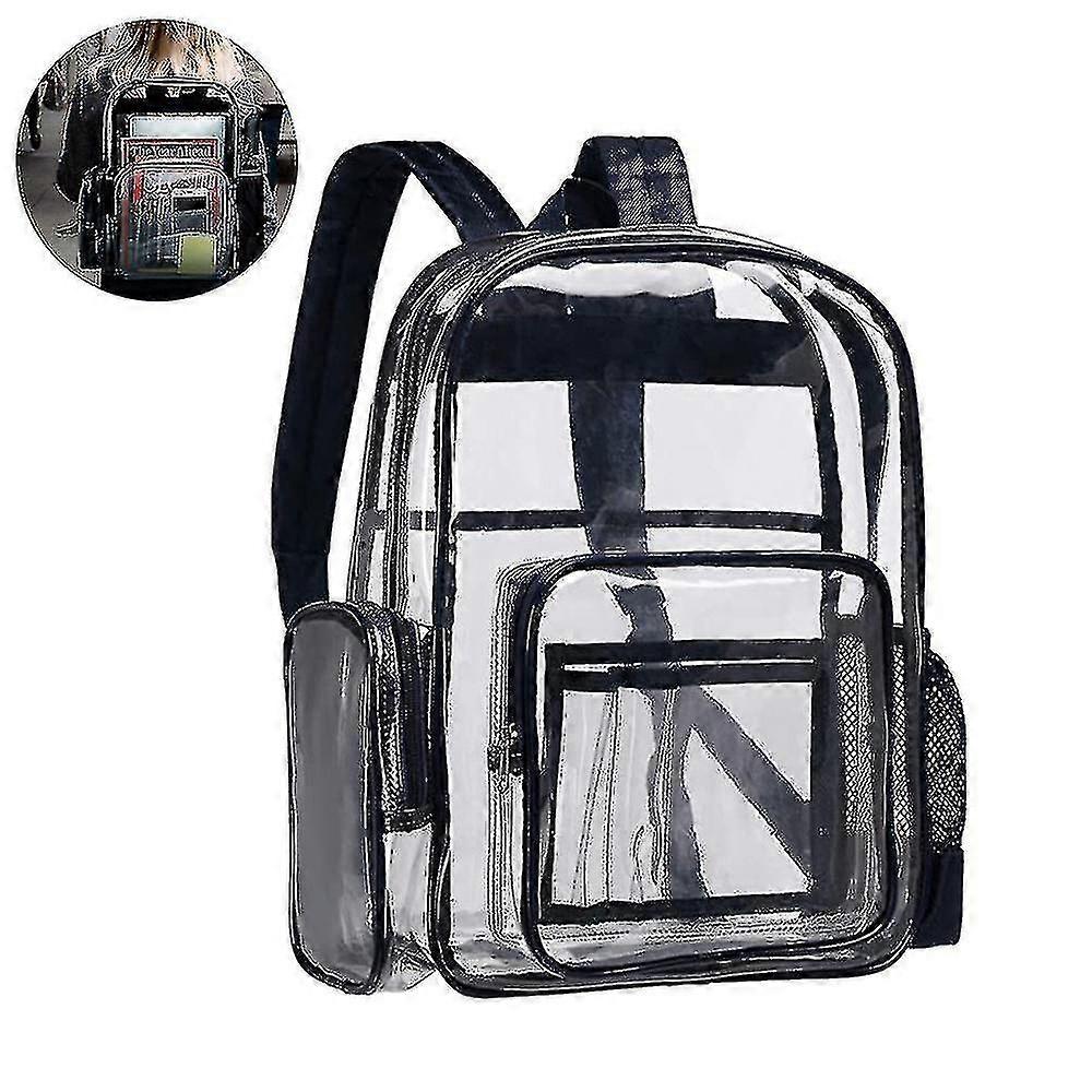 Exquisite 1 Pcs Clear Backpack,heavy Duty See Through Backpack