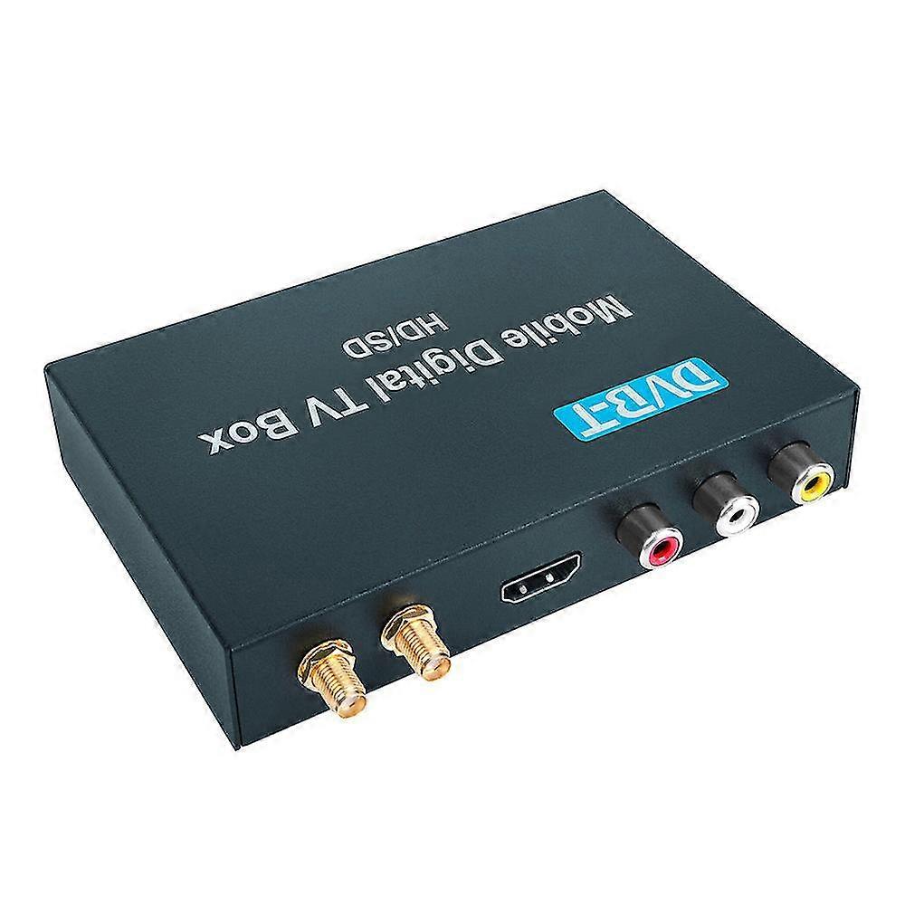 Digital tv dual tuner receiver box tuner for car in car digital tv dvb-t mpeg-4, european standard dvb-t set-top box player