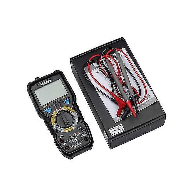 True rms digital multimeter profession dc ac auto range/manual ammeter voltmeter capacitor ohm hz diy ncv tester esr meter