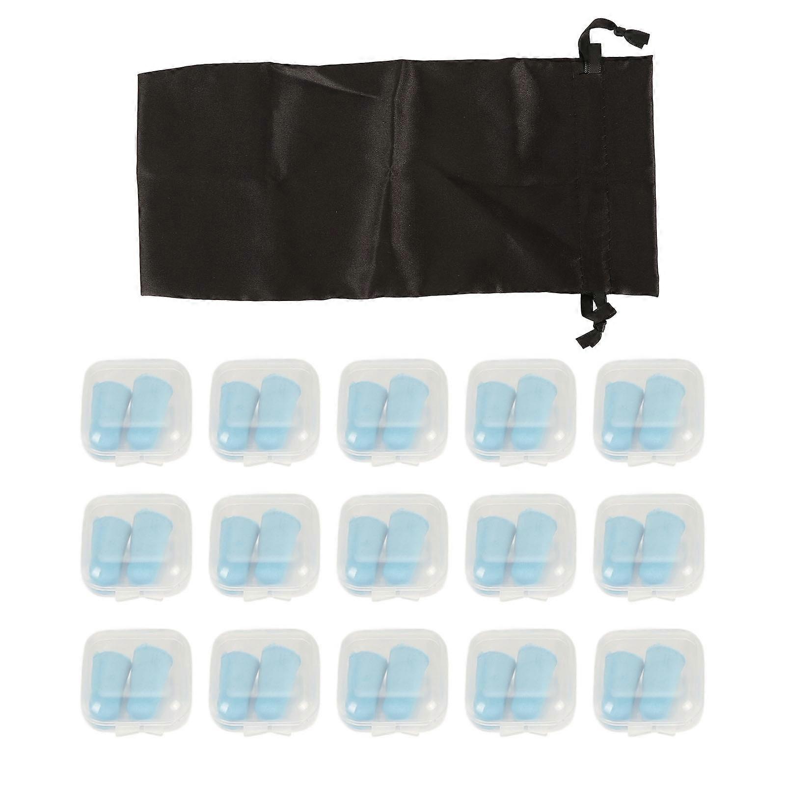 15 Pairs Foam Ear Plugs Noise Cancelling Soft Comfortable Widely Used Sleeping Ear Plugs for Family Office Travel