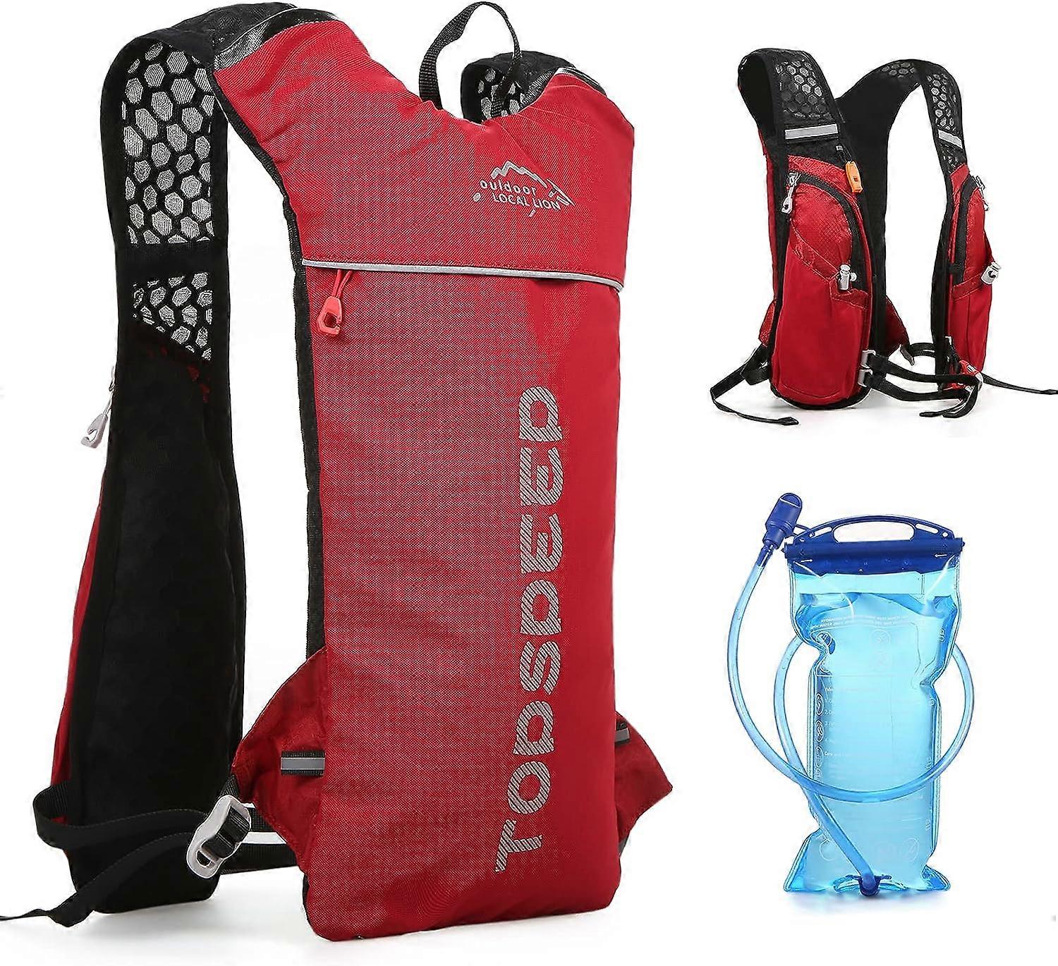 Hydration Backpack 5L Running Hydration Pack with 2L Hydration Bladder for Running Hiking Mountaineering Marathoner Walking