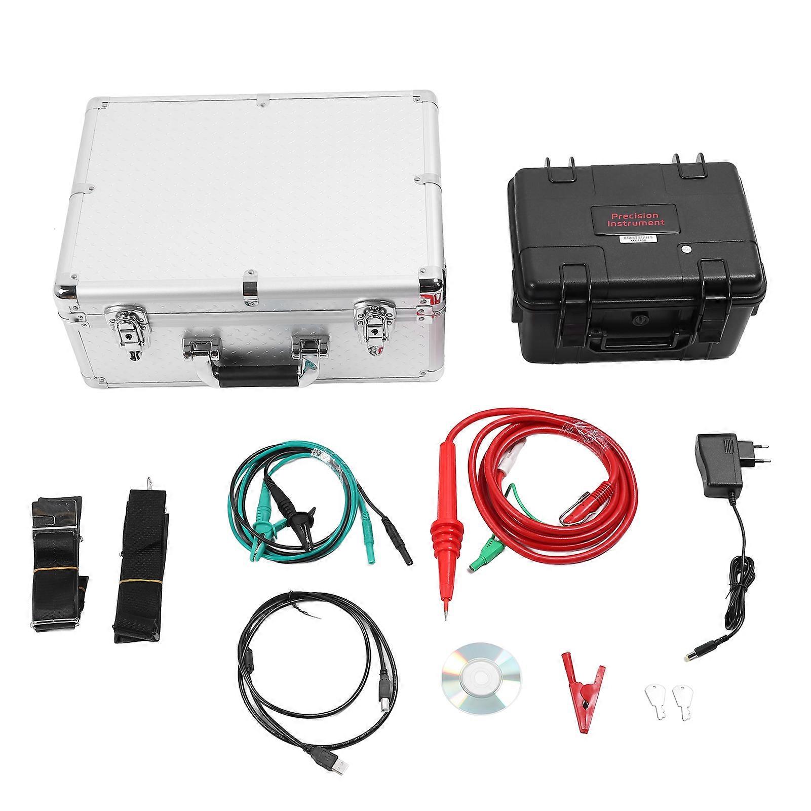Digitaler Isolationswiderstandstester 10KV AC DC Gleichspannungstest Elektrisches Megaohmmeter für Transformator Power System Kabel EU-Stecker
