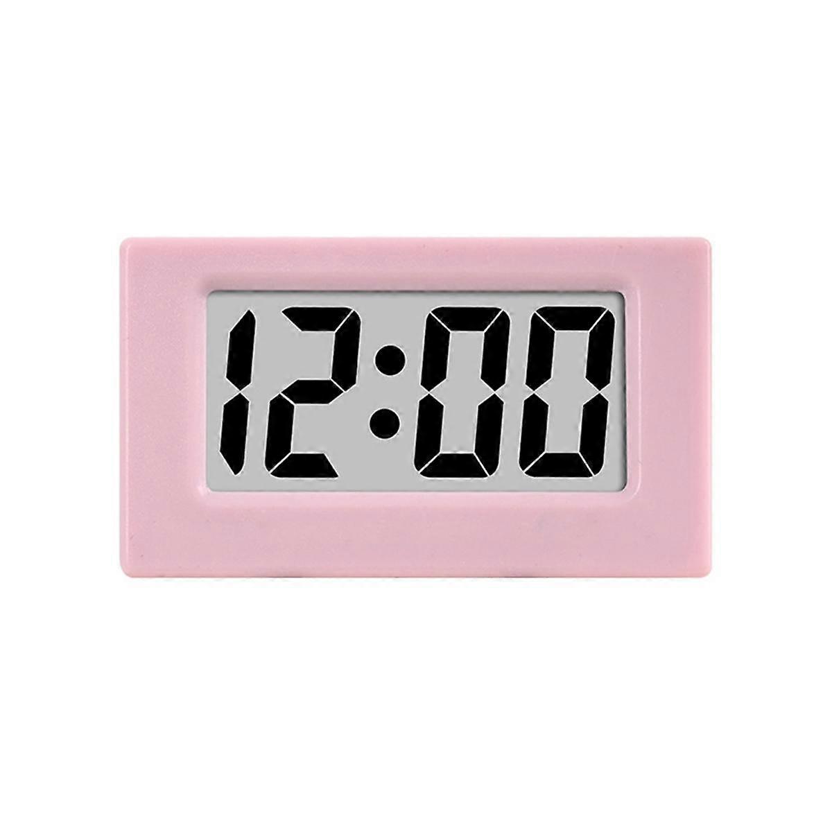 Mini Clock Triangle LED Screen Lectronic Digital Alarm Screen Desktop Clock for Home Office Table B