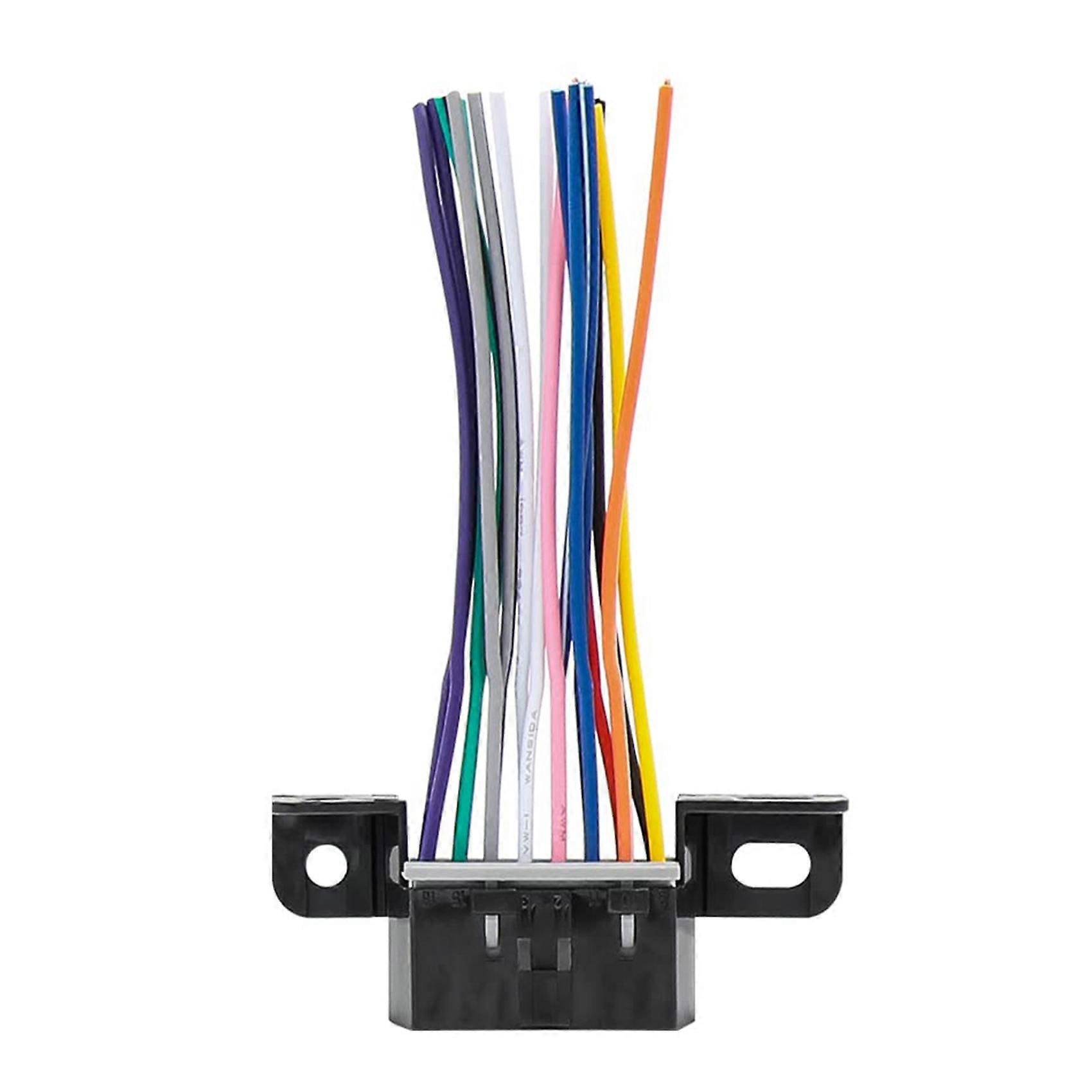 Full 16 Pin J1962F OBD2 Female to Male DIY Fixed Harness Adapter Connector Plug Dash Port Cable