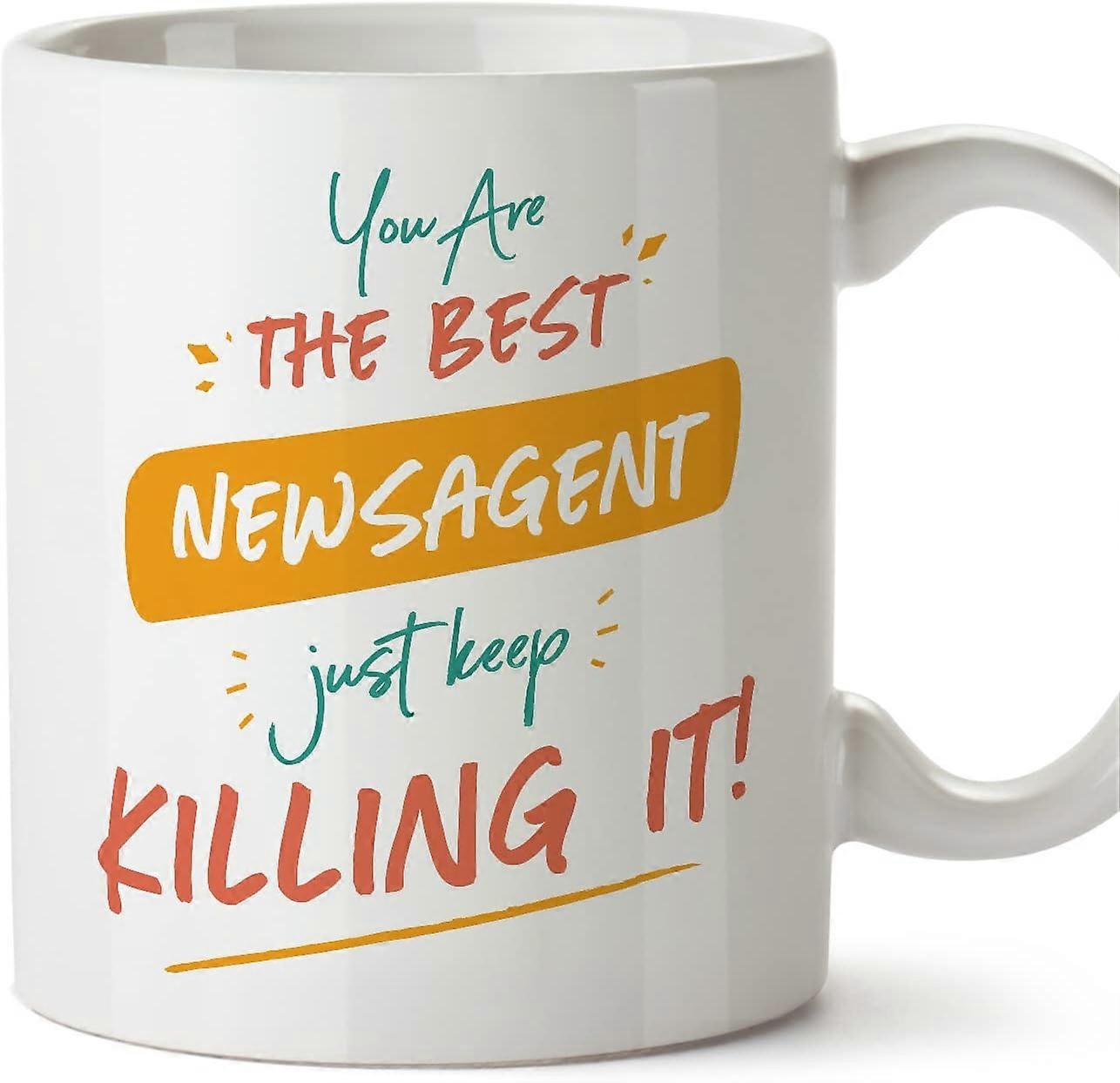 新聞販売店の女性マグカップあなたは最高です同僚のための面白い贈り物を殺し続けるセラミック11オンスマグ