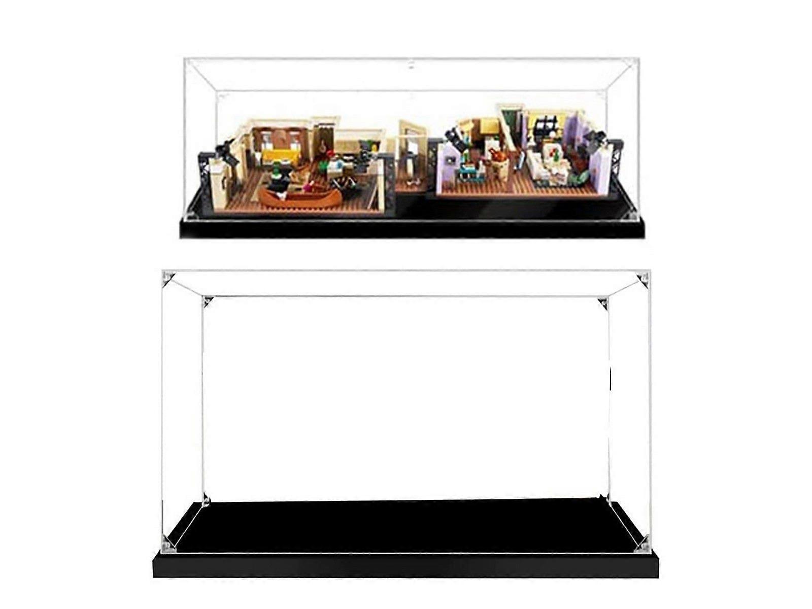 Clear Dustproof Acrylic Display Case Cube Organizer Stand for Toy Collectibles