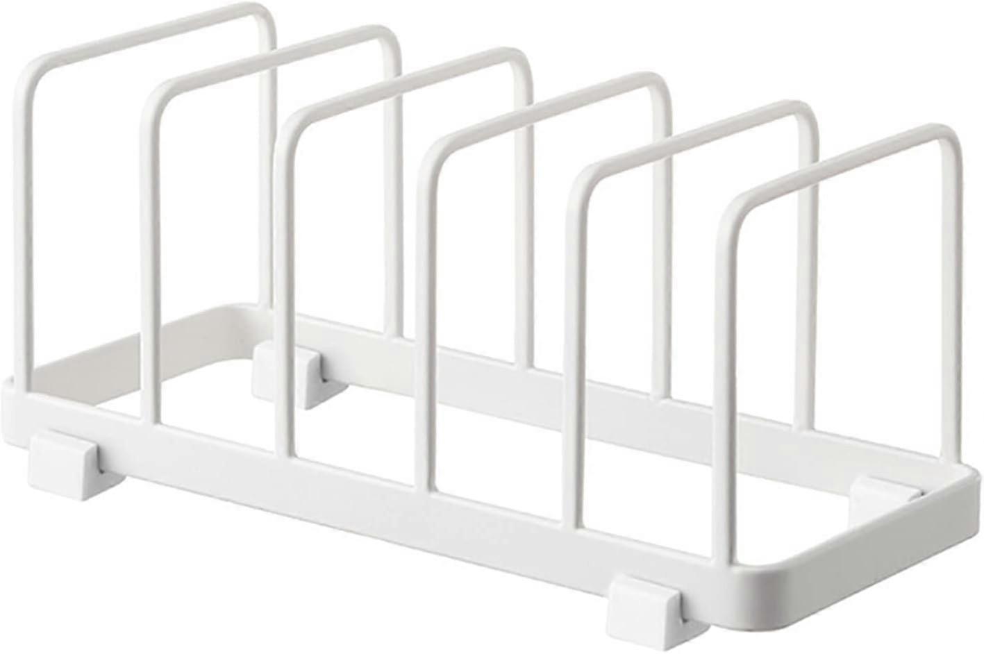 Kitchen Dish Organizer for Pot Lids, Bakeware, Cutting Board,2024 Ping