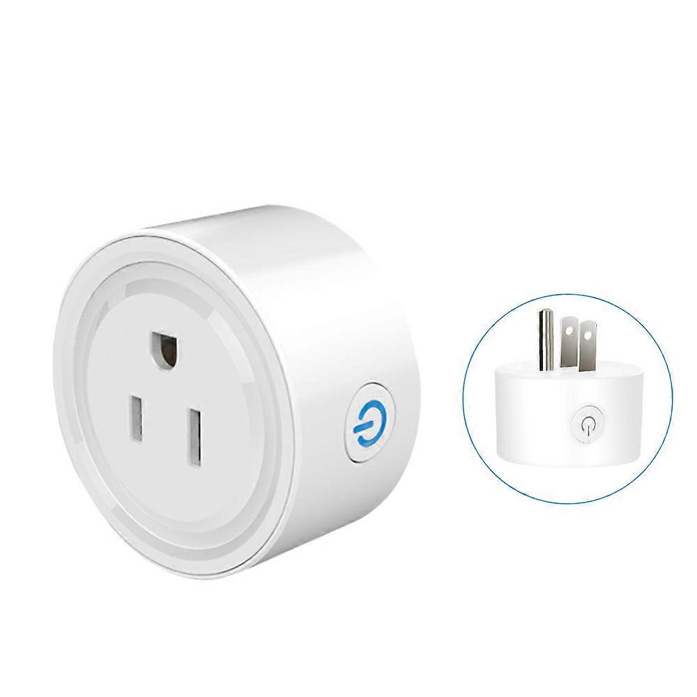 Smart mini Bluetooth WiFi smart socket 10A Doodle mobile phone APP control voice control 53*53*50mm,2024 Ping