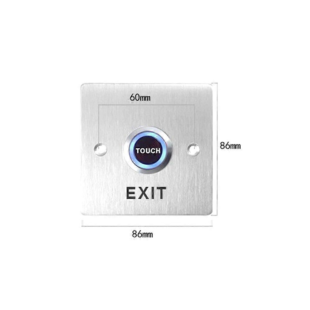 IP68 Waterproof No Touch Exit button 304 Stainless Steel No Touch Infrared Sensor Exit Button Switch access control system butto