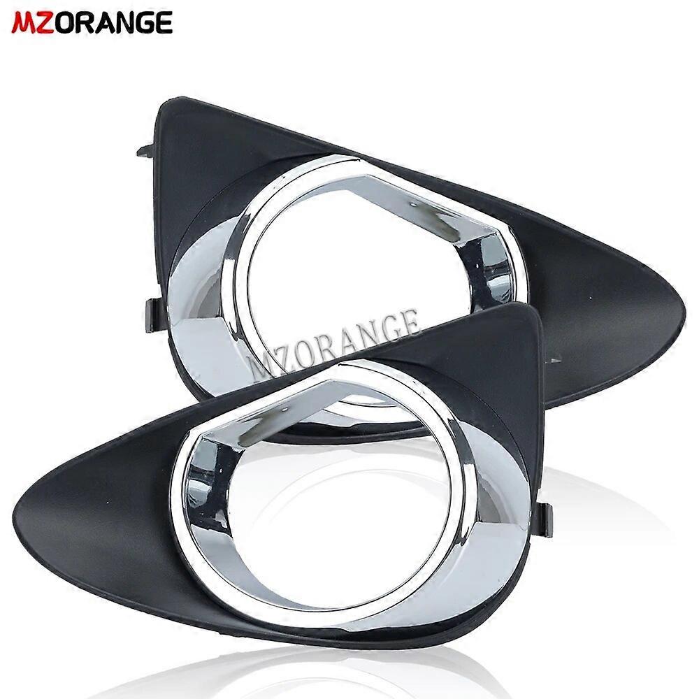 Chrome tågelygtedæksel til Toyota Yaris 2012 2013 2014 Front tågelygteramme forlygter Bil tilbehør Tågelygter